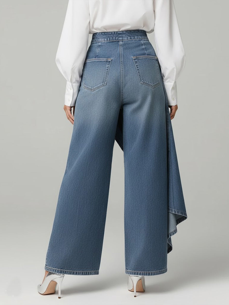 Wide-leg Jeans Stylish Design