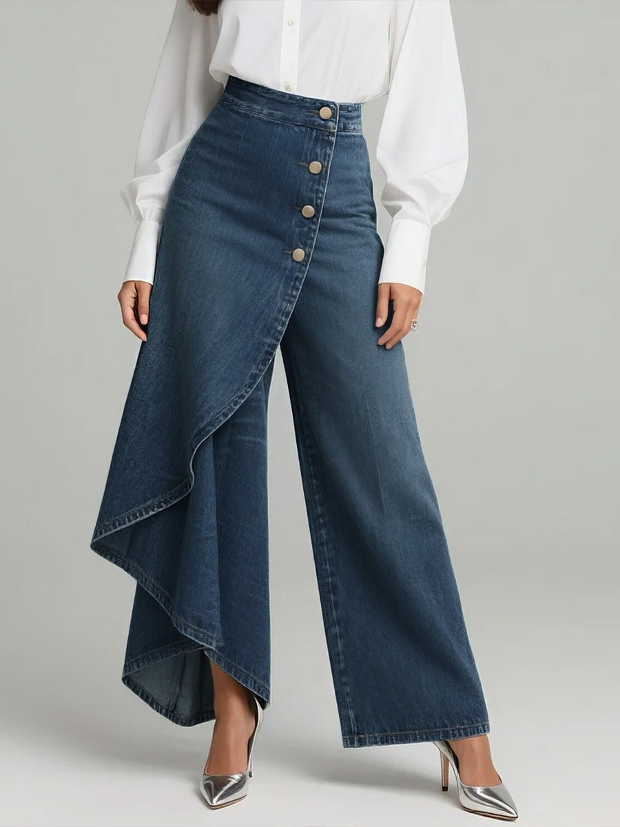 Wide-leg Jeans Stylish Design