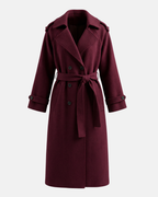 The Burgundy Celine Coat
