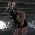 Prelude Backless Strap Mini Dress