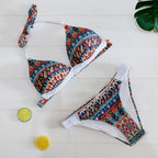 Boho print swimsuit by 64b136-1e featuring vibrant bohemian patterns and a stylish fit, perfect for beach or poolside wear.