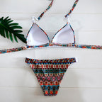 Boho print swimsuit from 64b136-1e featuring vibrant patterns and a stylish fit, perfect for beach or poolside wear.