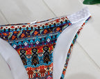 Boho print swimsuit by 64b136-1e, featuring vibrant bohemian patterns and a stylish cut for beach or pool wear.