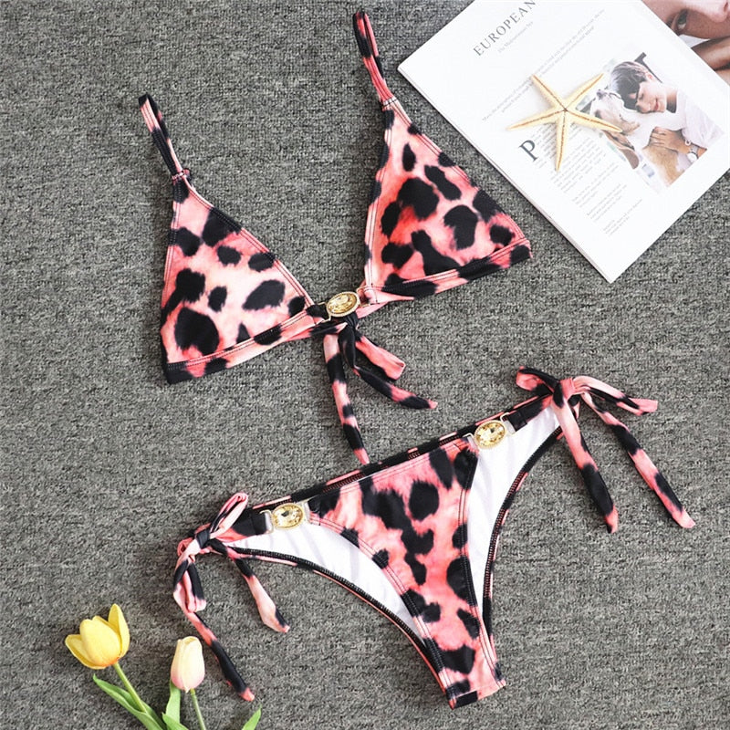 Triangle Boho Glamour Bikini's