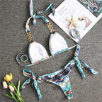 Triangle Boho Glamour bikini swimwear by 64b136-1e, featuring stylish triangle top and matching bottoms with boho chic design.