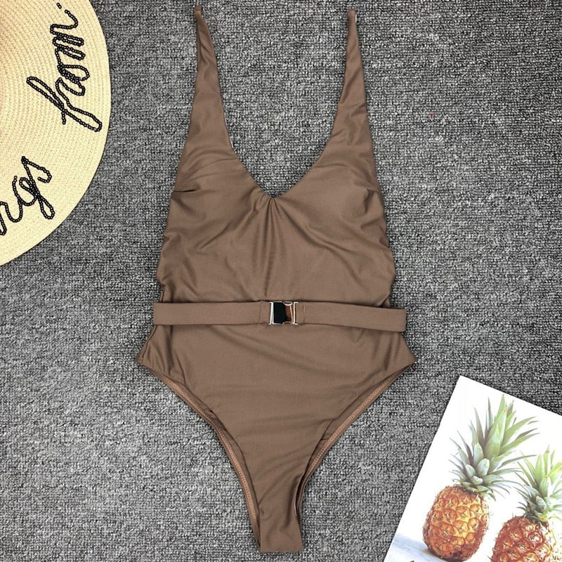 Buckled One Piece Swimsuit - Multiple colours & styles