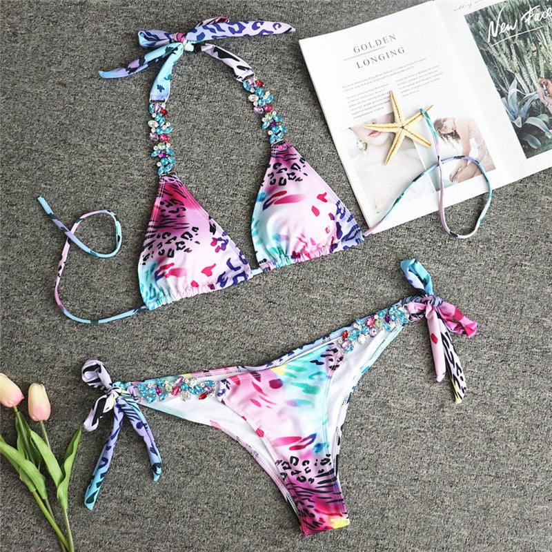 Triangle Boho Glamour Bikini's