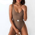 High cut one piece Swimsuit