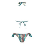 Triangle Boho Glamour bikini swimwear by 64b136-1e featuring a stylish triangle top and matching bikini bottoms.