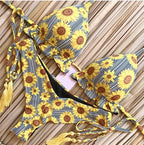 Brazilian tropical bikini swimsuit by 64b136-1e featuring vibrant tropical print and classic swimwear design.