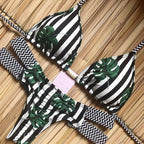 Brazilian Tropical Bikini Swimsuit from 64b136-1e featuring vibrant tropical print and classic swimwear style.