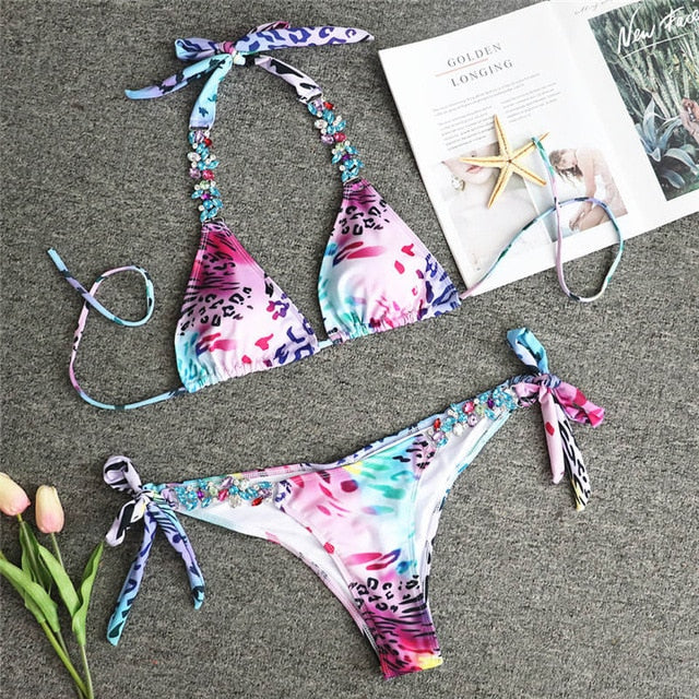 Triangle Boho Glamour Bikini's