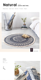 Boho style tassel beach rug featuring colorful woven tassels and a soft, lightweight fabric for outdoor and beach use.