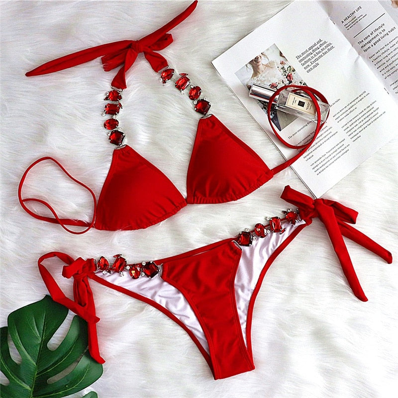 Triangle Boho Glamour Bikini's