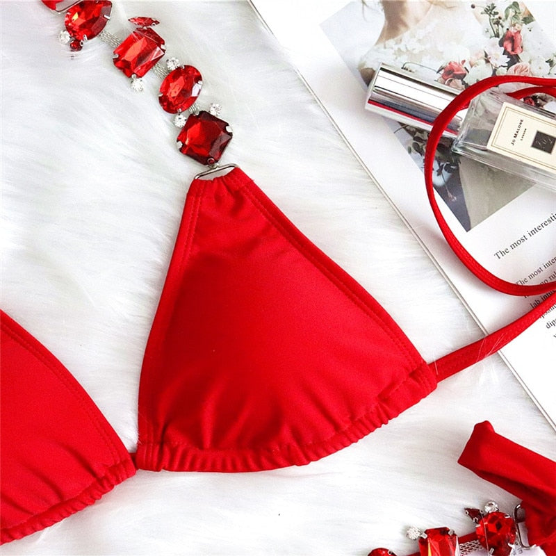 Triangle Boho Glamour Bikini's