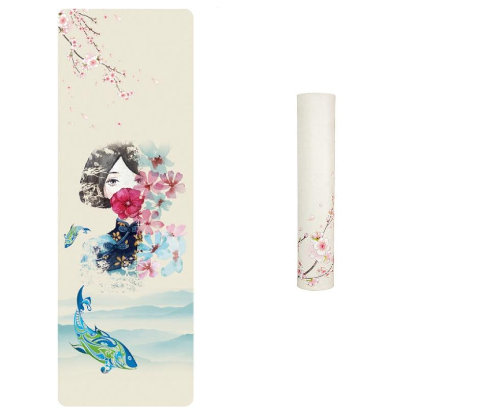 Boho Yoga Mat - Suede 6mm