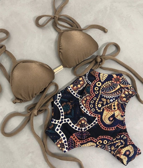Brazilian Tropical Bikini Swimsuits