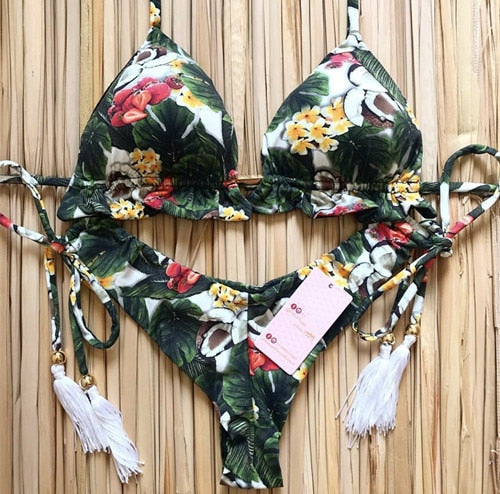 Brazilian Tropical Bikini Swimsuits