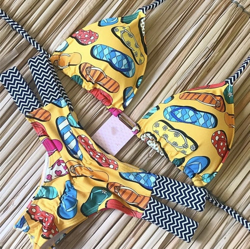 Brazilian Tropical Bikini Swimsuits