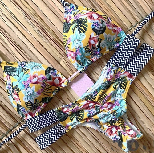 Brazilian Tropical Bikini Swimsuits