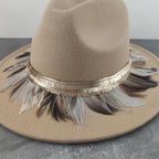 Boho wide brim wool hat in two styles, stylish accessories by 64b136-1e, featuring a soft wool texture and versatile design.