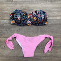 Bandeau Floral Print Bikini