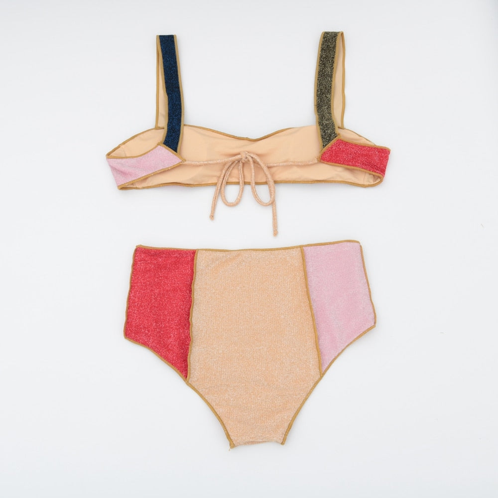 High Waist Boho Retro Swimsuit