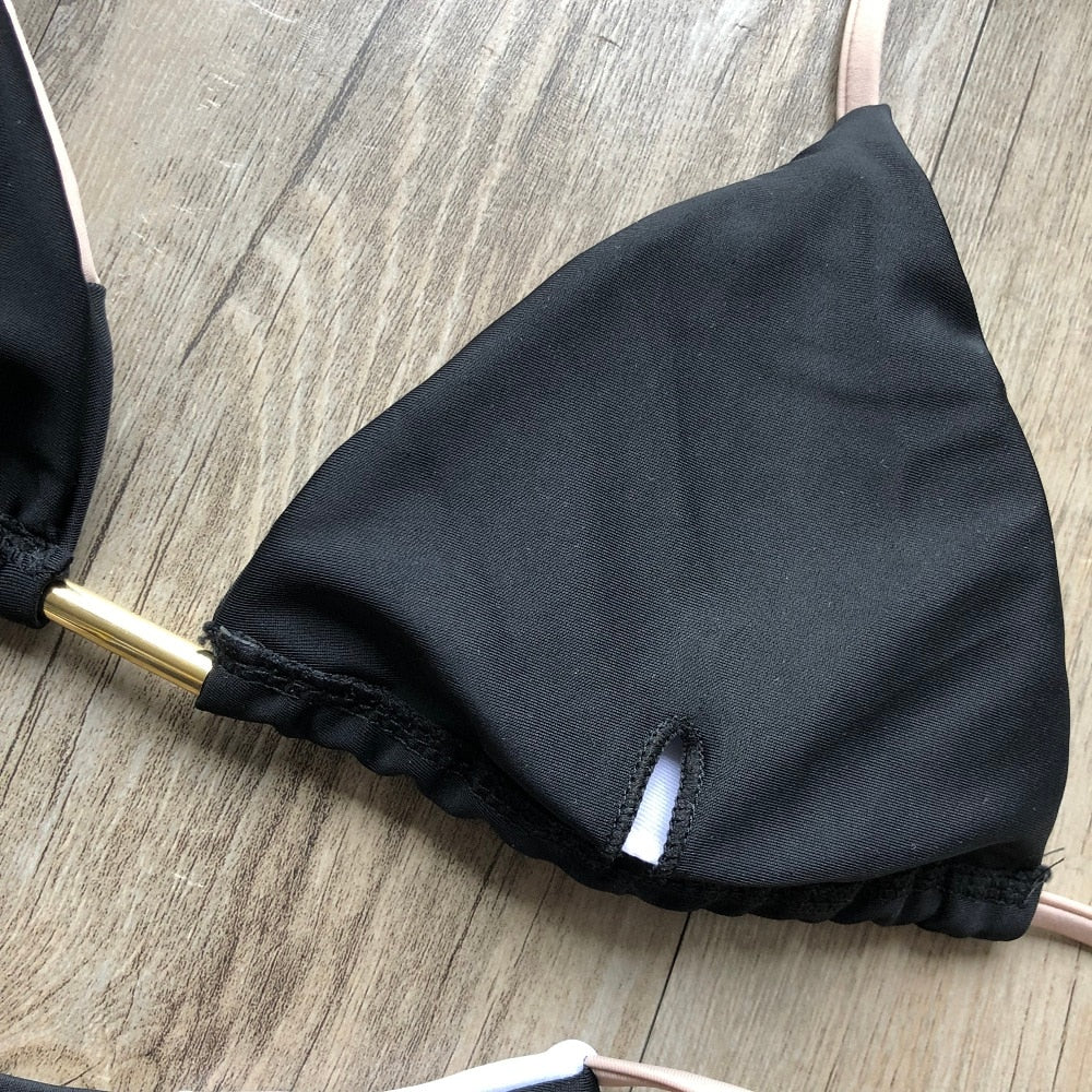 Triangle Print Bikini's - Multiiple colours