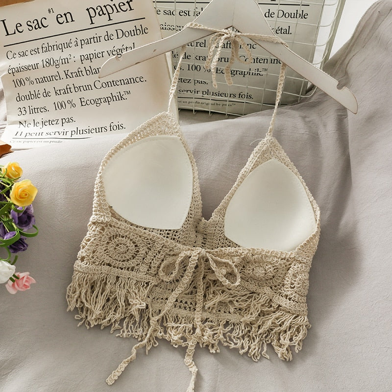 Boho Tassle Crop Top