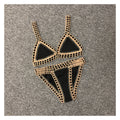 Crochet Black Bikini Set