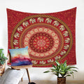 Indie Tapestry Beach Rug/ Yoga Mat / Decor - Red, Blue or white