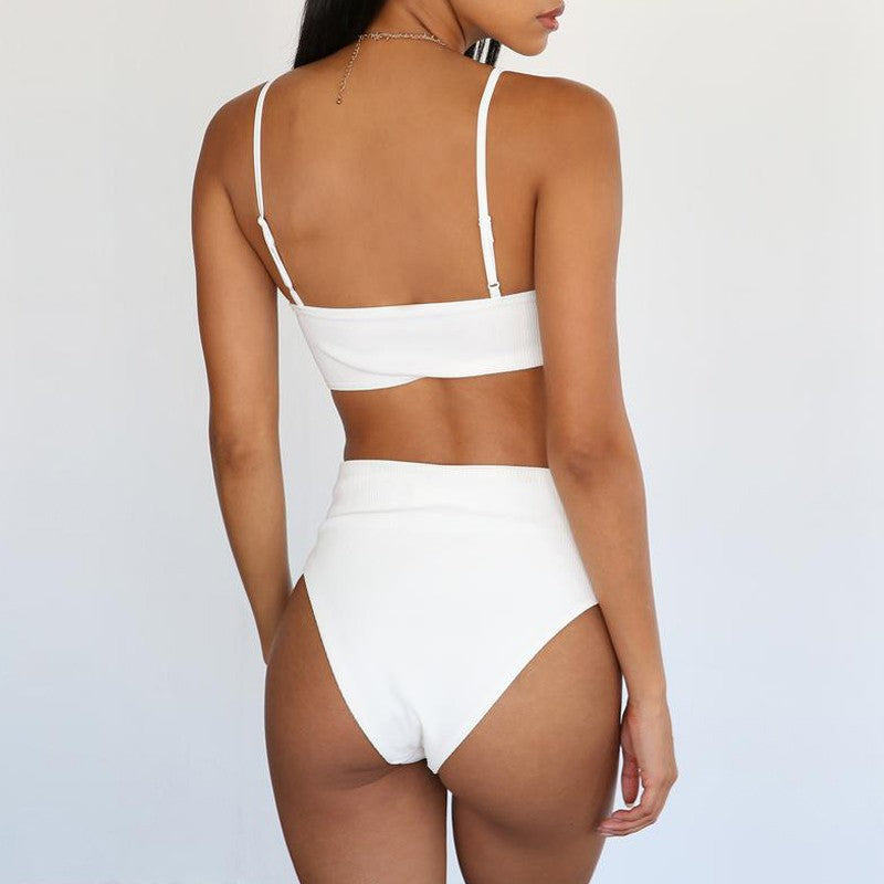 High waist bikini set