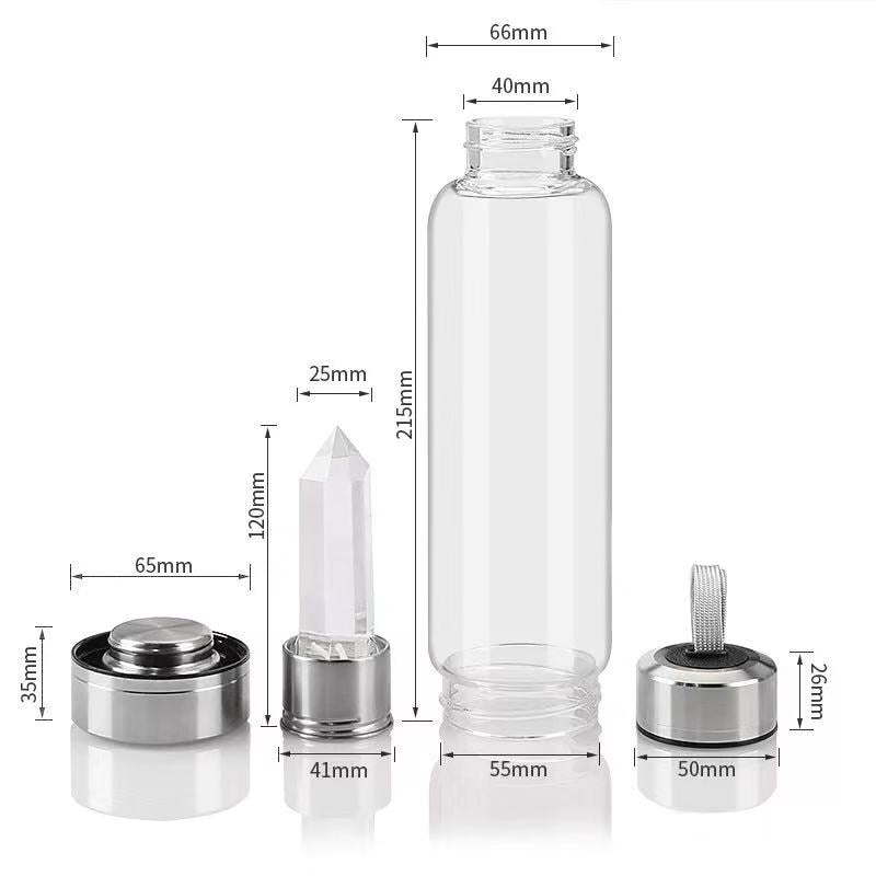 Natural Crystal Water Bottles