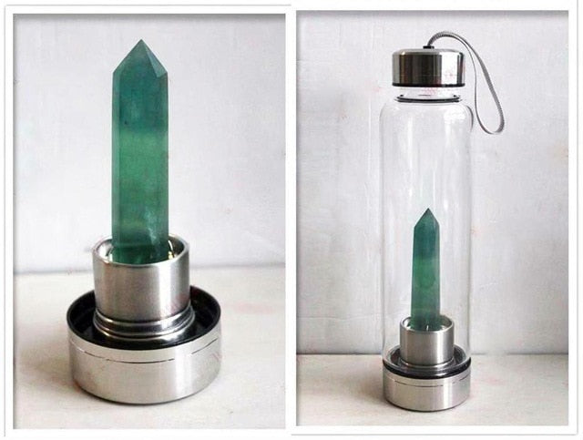 Natural Crystal Water Bottles