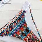 Boho print swimsuit by 64b136-1e featuring a colorful, stylish swimwear design with a flattering fit and adjustable straps.