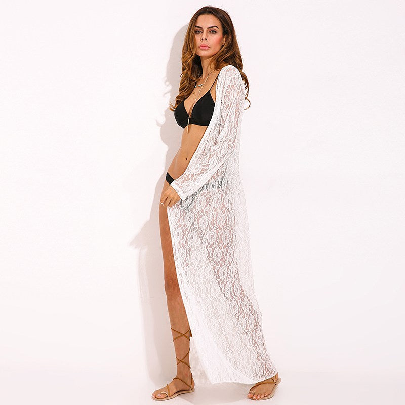 White Lace kimono Cardigan
