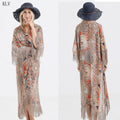 Fringed Tassels Kimono Bikini Cover