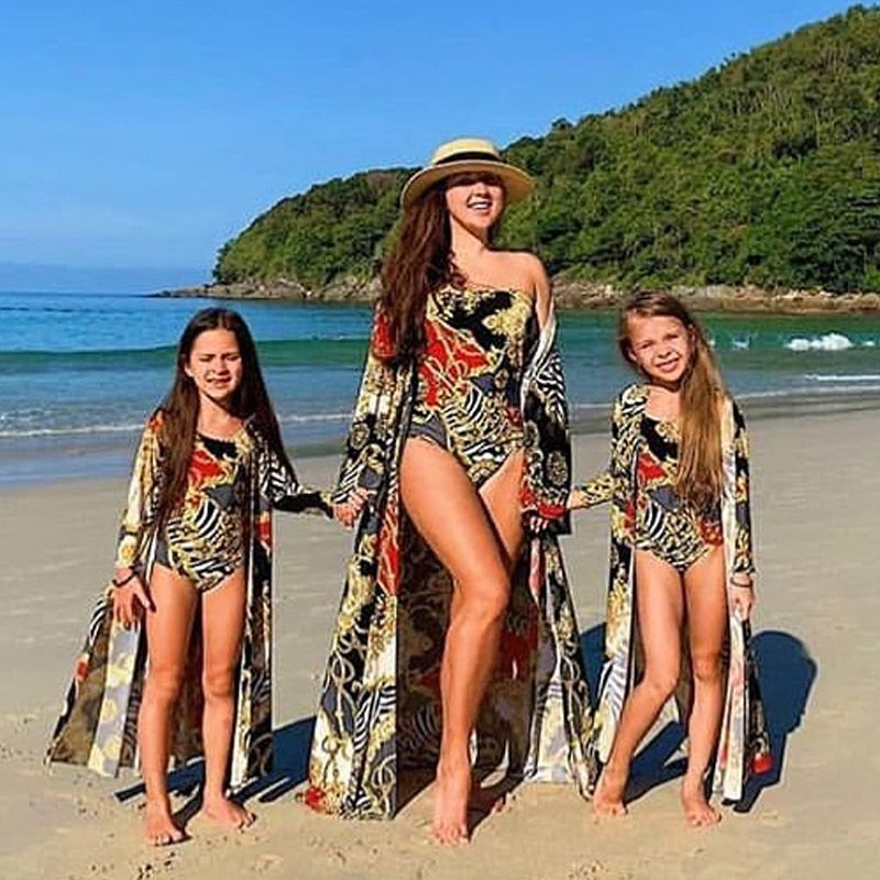 Swimsuit Cover up Tunic with matching swimsuit