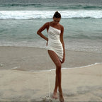 Pure Heart Pleated Mini Dress