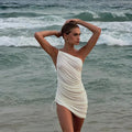 Pure Heart Pleated Mini Dress