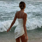 Pure Heart Pleated Mini Dress