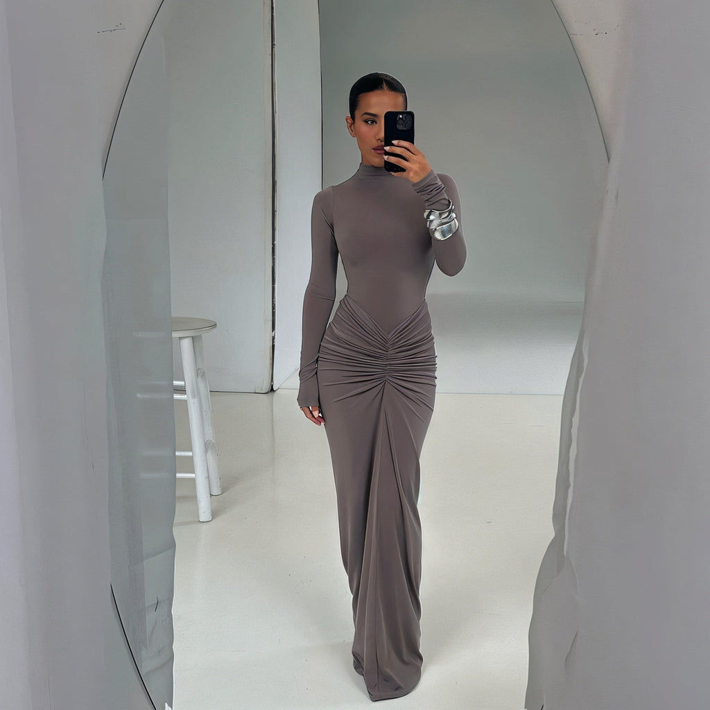 ALICE Ruched Maxi Dress