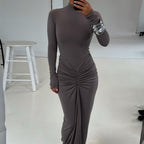 ALICE Ruched Maxi Dress