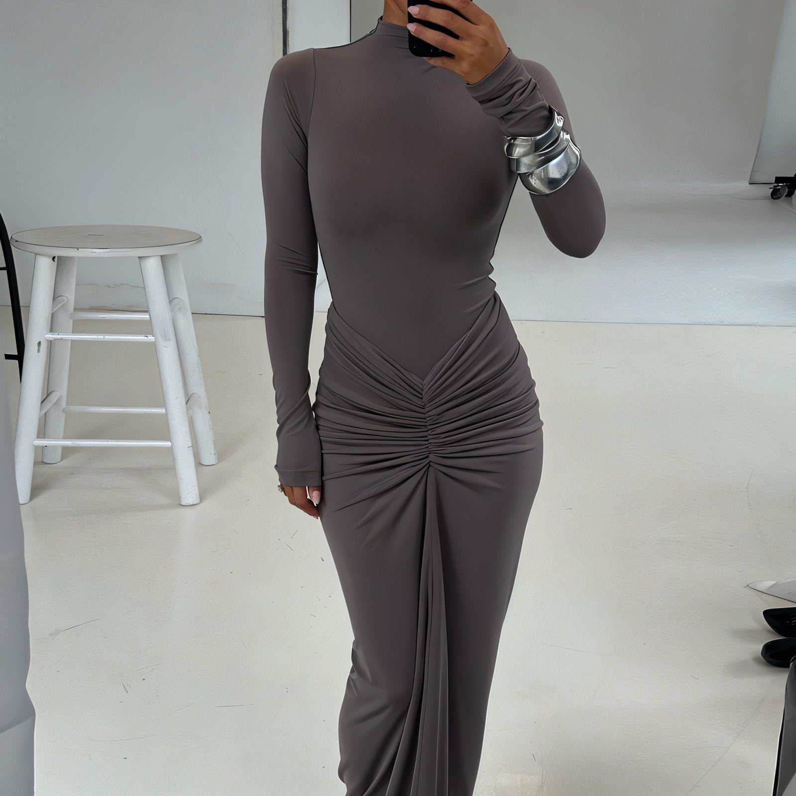 ALICE Ruched Maxi Dress