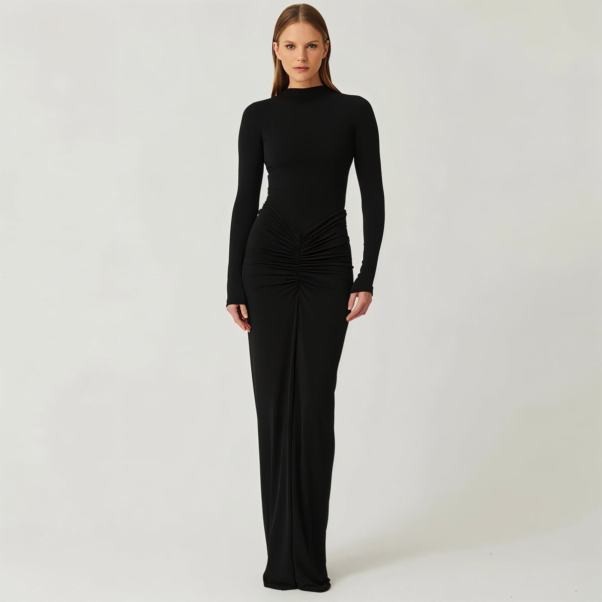 ALICE Ruched Maxi Dress