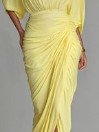 Golden Hour Drape Maxi Dress