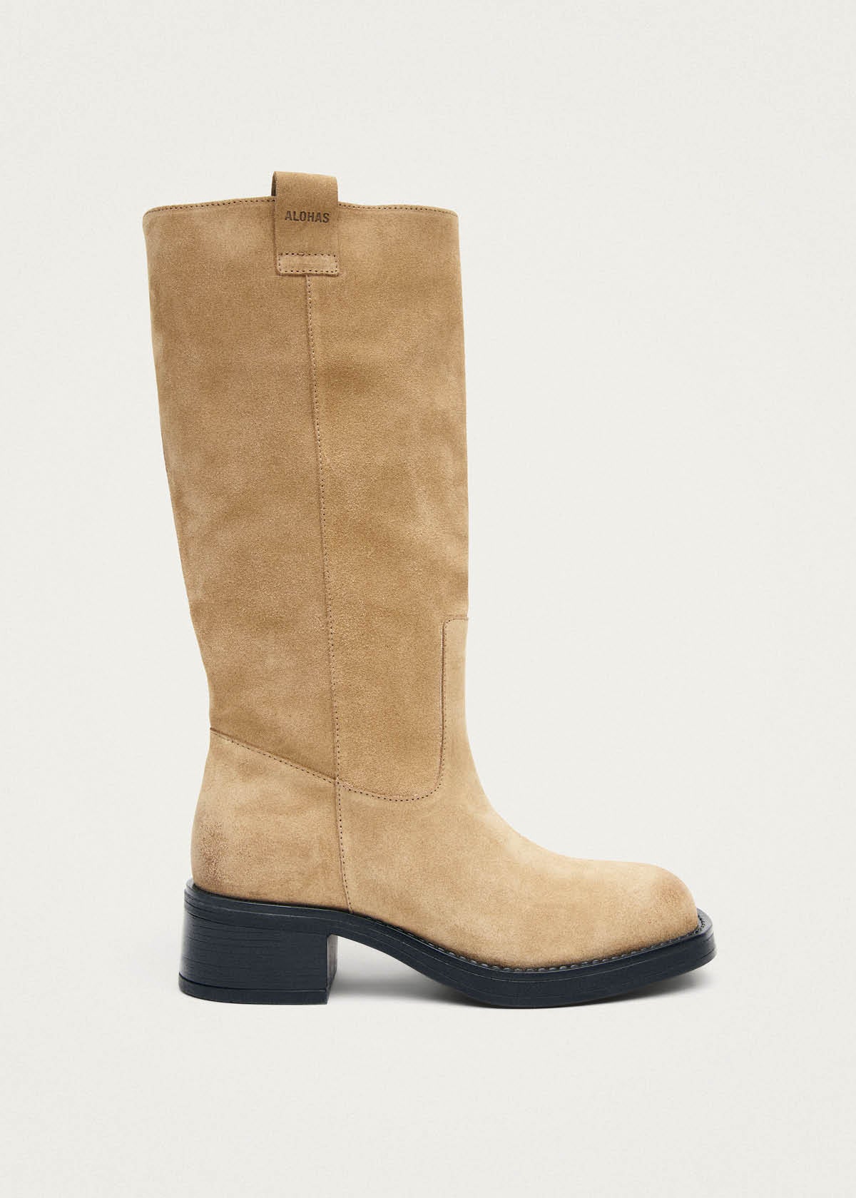 Sajan Suede Sand Leather Boots