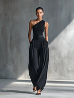 Naomi | Knit Top Wide-Leg Pants Set
