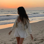 Silk Route  Lace Cup White Mini Dress