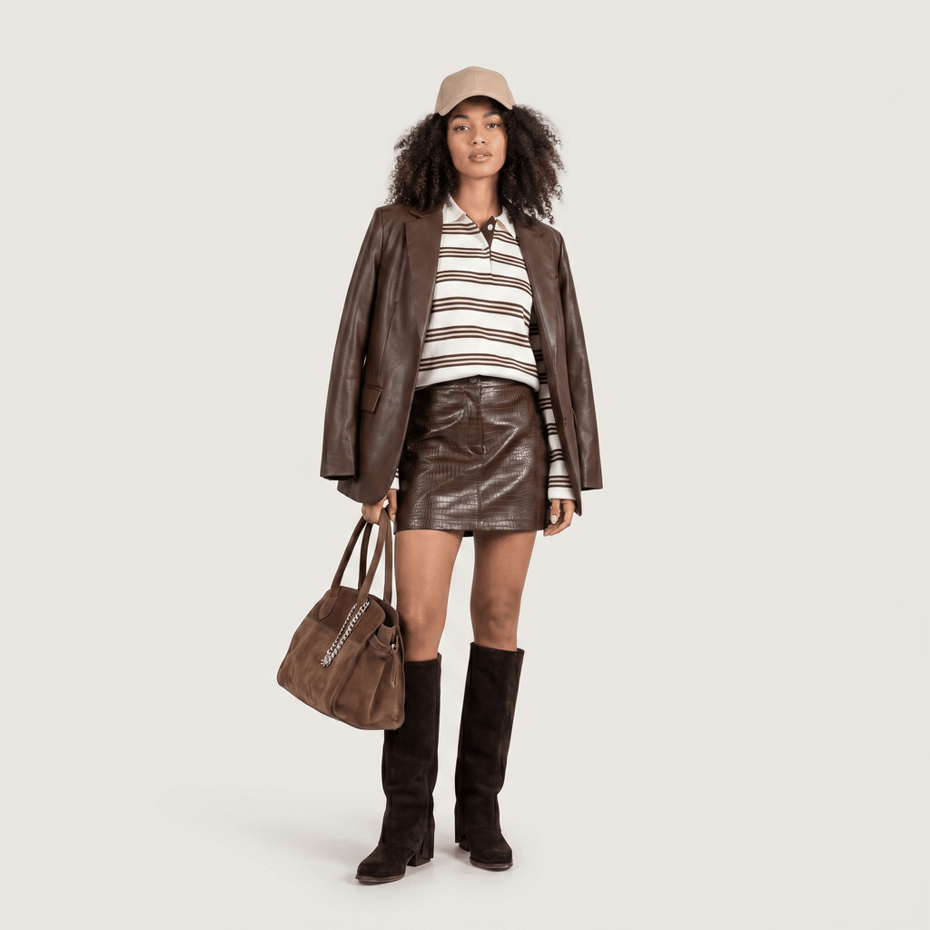 Paloma Dark brown Texan Boots